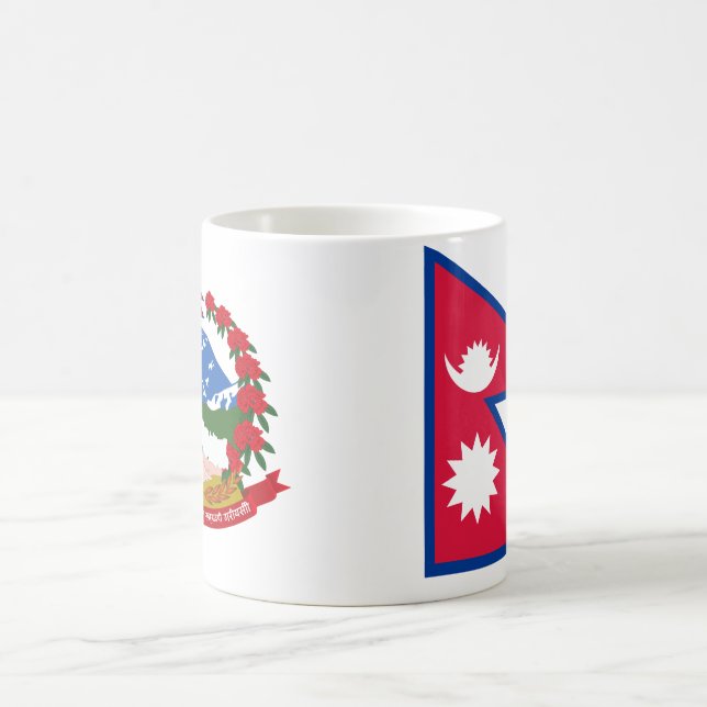 Nepal-Flaggen-Tasse Tasse (Mittel)