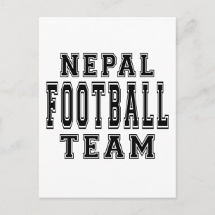 Nepal Football Team Postkarte