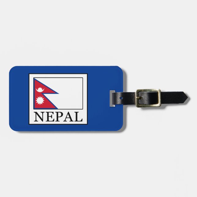 Nepal Gepäckanhänger (Vorderseite horizontal)