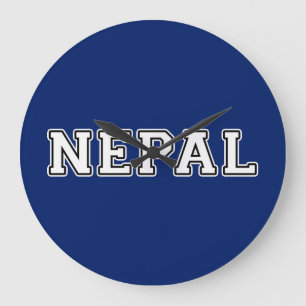 Nepal Große Wanduhr