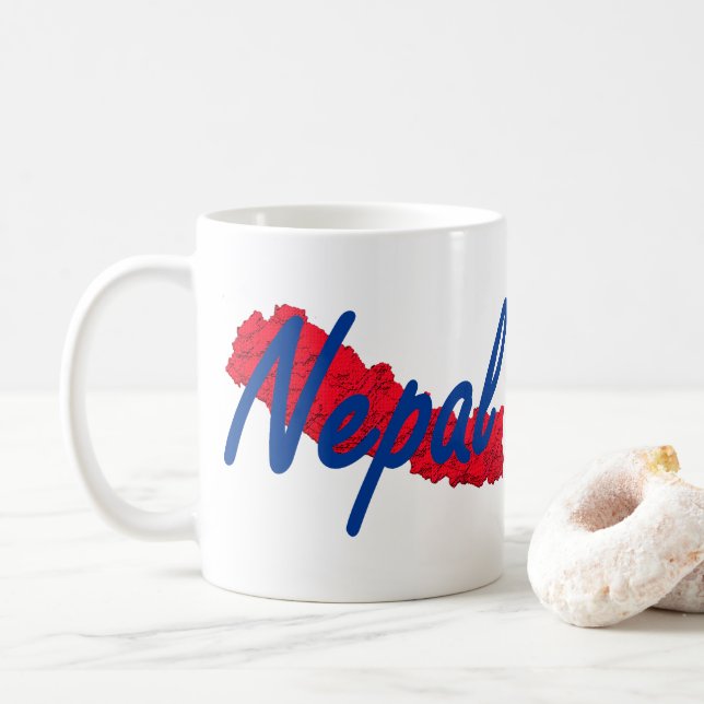 Nepal Kaffeetasse (Mit Donut)