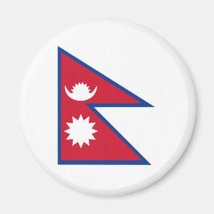 Nepal-Landesflaggenationssymbol Magnet