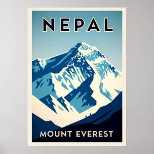 Nepal Mount Everest V04 Poster