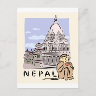 Nepal Postkarte