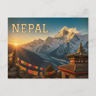 Nepal Postkarte