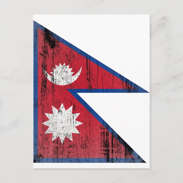 Nepal Postkarte (Vorderseite)
