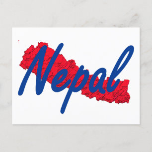 Nepal Postkarte