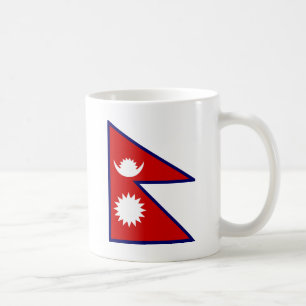 Nepal-Qualitäts-Flagge Kaffeetasse