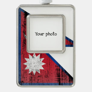 Nepal Rahmen-Ornament Silber