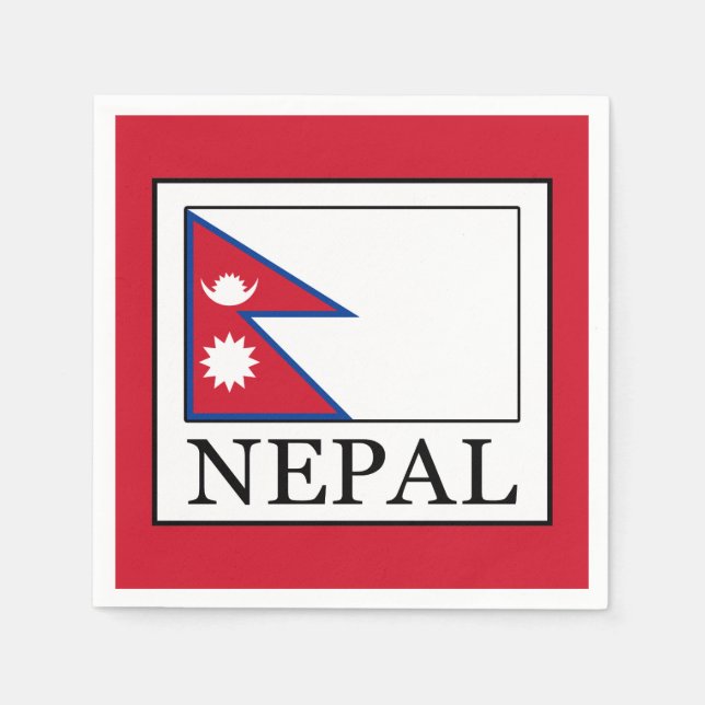 Nepal Serviette (Vorderseite)