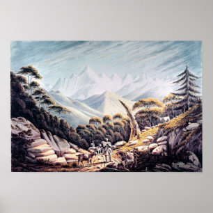 Nepalesische Herdsmen im Himalaya, 1826 Poster