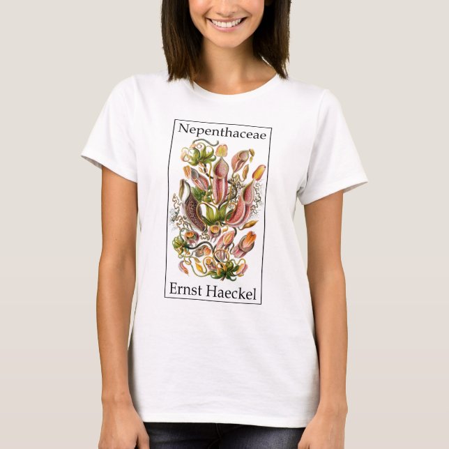 Nepenthaceae durch Ernst Haeckel T-Shirt (Vorderseite)