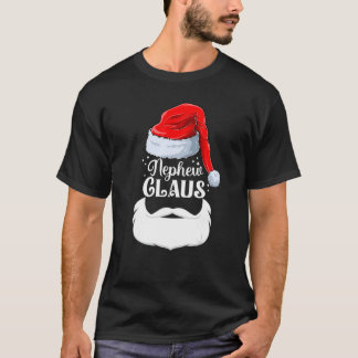 Nephew Claus Christmas Matching Familie Ehemann Ch T-Shirt