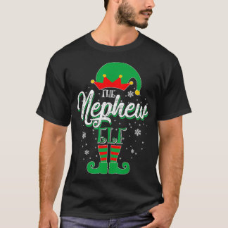 Nephew Elf Familie Matching Christmas Group Gesche T-Shirt