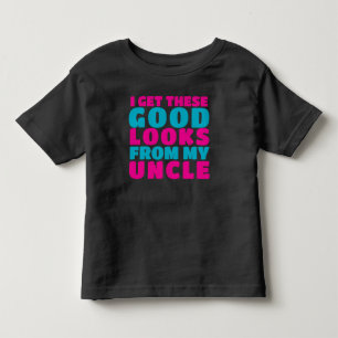 Nephew erbt das gute Aussehen des Onkels Kleinkind T-shirt