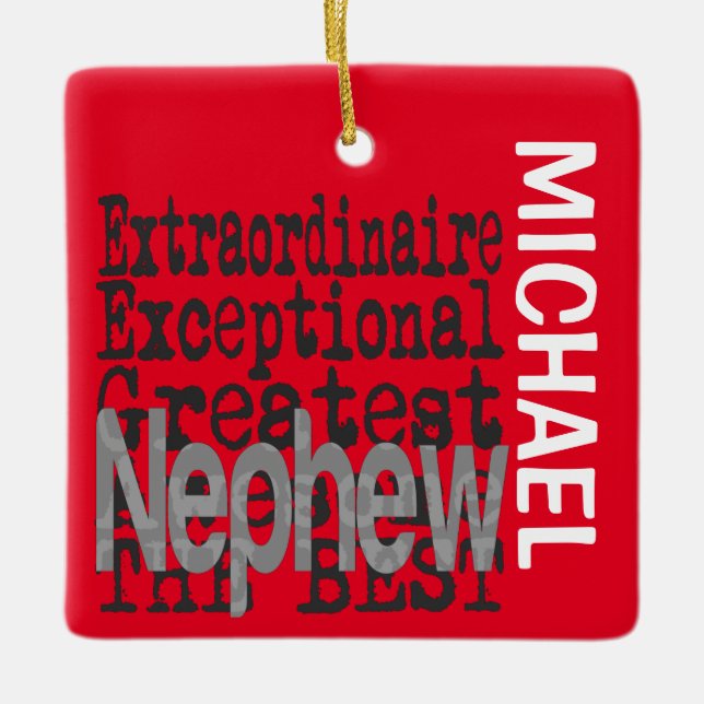 Nephew Extraordinaire CUSTOM Keramikornament (Vorderseite)