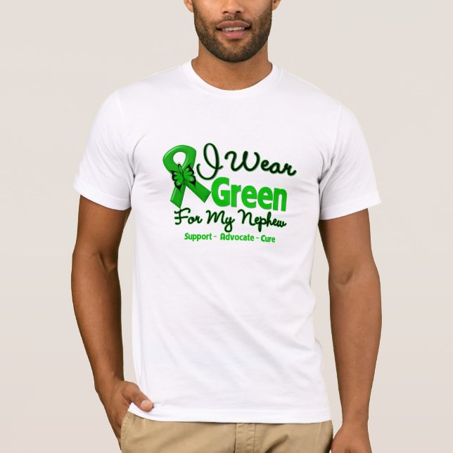 Nephew - "Green Awareness Ribbon" T-Shirt (Vorderseite)