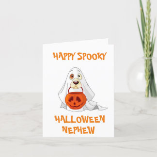 **NEPHEW** HAT EINE FREUDE & SPOOKY HALLOWEEN KARTE