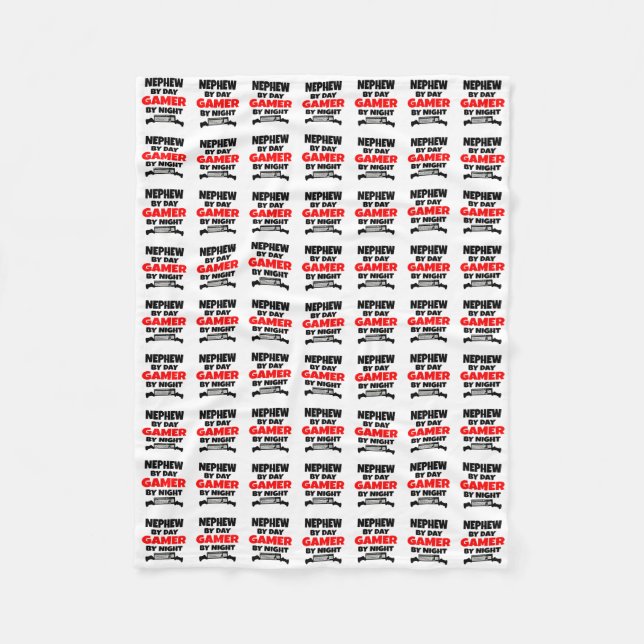 Nephew-Lieben spielen Videospiele Fleecedecke (Vorderseite)