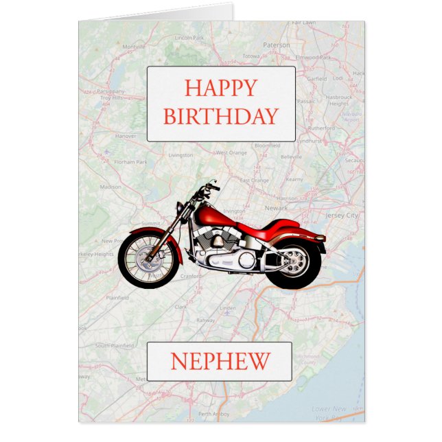 Nephew Map and Motorbike Birthday (Vorne)