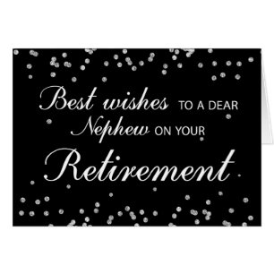 Nephew, Ruhestand Herzlichen Glückwunsch Schwarz +