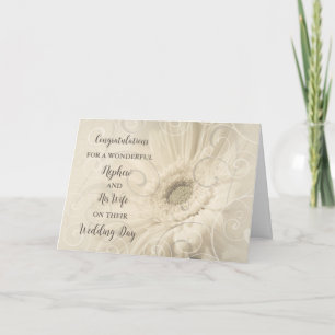 Nephew und seine Ehefrau Hochzeitstag Herzlichen G Karte