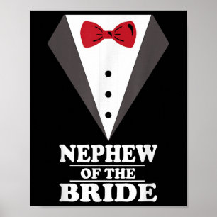 Nephew von der Braut Wedding Bachelor Bachelorette Poster