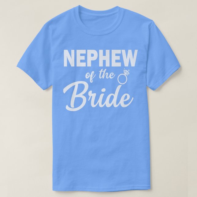 Nephew von der Bride Coordinating Wedding Party T-Shirt (Design vorne)