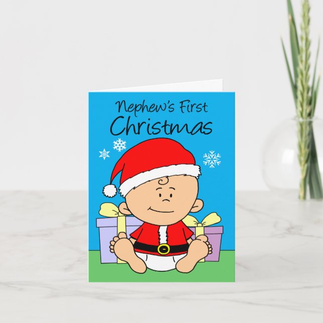Nephews erster Weihnachten Niedlicher Weihnachtsma (Vorderseite)