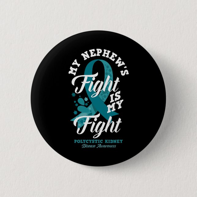 Nephews Kampf ist mein Kampf gegen polyzystische N Button (Vorderseite)