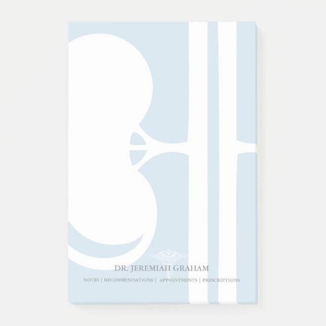 Nephrologe-Nieren-Doktor Personalized Name Post-it Klebezettel (Vorderseite)