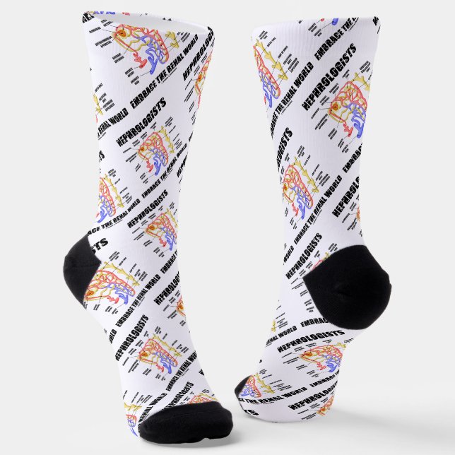 Nephrologen verkörpern den Renal World Nephron Socken (Gewinkelt)