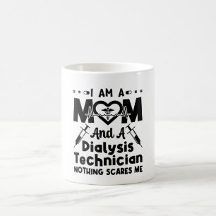 Nephrologie Ich bin Mama und Dialysetechniker Kaffeetasse