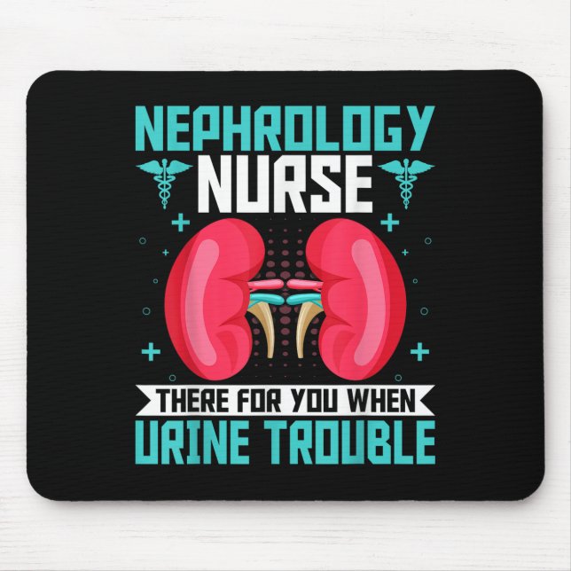 Nephrologie Nurse - Funny Niere Nieren Nieren Nier Mousepad (Vorne)