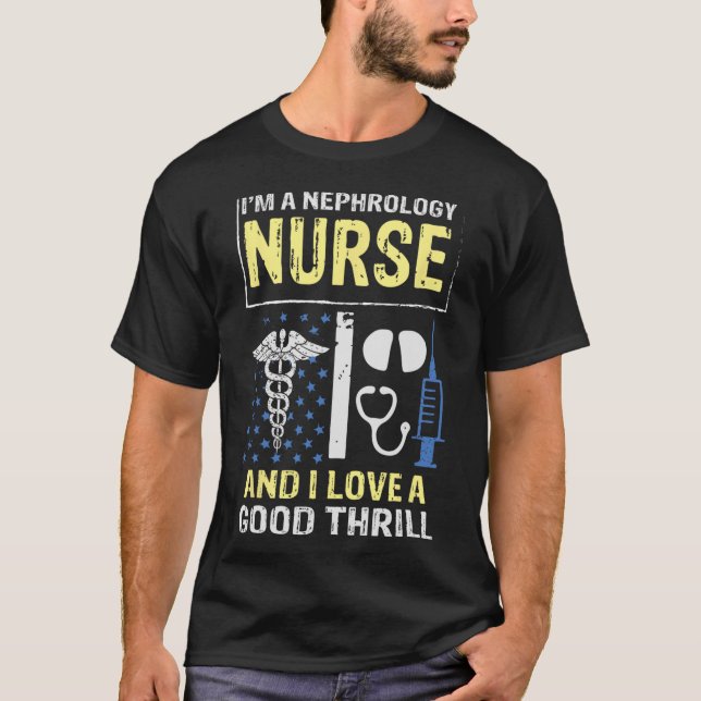 Nephrologie Nurse Gute Dialyse Nu T-Shirt (Vorderseite)