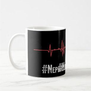 Nephrologie Nurse Heartbeat Dialyse Pflege RN Thi Kaffeetasse