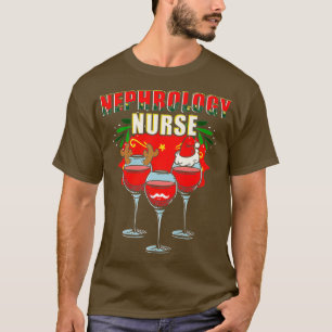 Nephrologie Nurse Urinalyse Weihnachtsdialyse T-Shirt