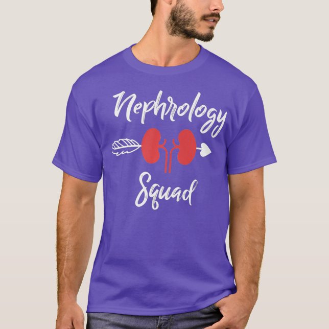 Nephrologie Squad tee Nephrologie Dialyse Nursing (Vorderseite)