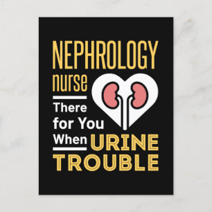 Nephrologie versorgt Sie dort bei Harnproblemen Postkarte