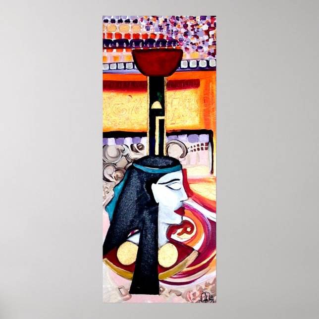 NEPTHYS ÄGYPTISCHE GODESS ART Print Poster (Vorne)