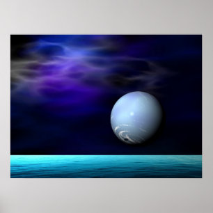 Neptun bei Zuhause Poster