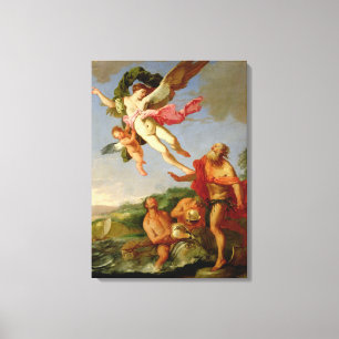 Neptun, der Coronis, 1665-70 (Öl, ausübt auf Leinwanddruck