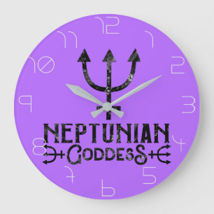 Neptun-Göttin Esoterische Astrologie Neptun Große Wanduhr