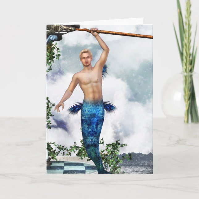 Neptun-Gruß-Karte Karte (Vorderseite)