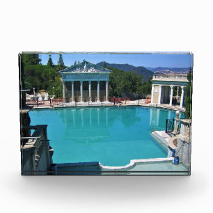 Neptun Pool am Schloss Hearst, San Simeon, CA Fotoblock
