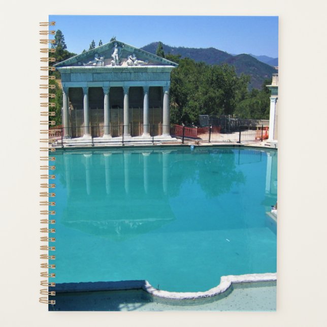 Neptun Pool am Schloss Hearst, San Simeon, CA Planer (Vorderseite)