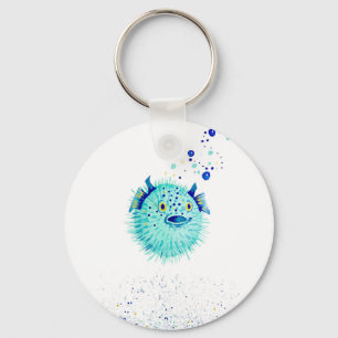 Neptun Pufferfish Schlüsselanhänger