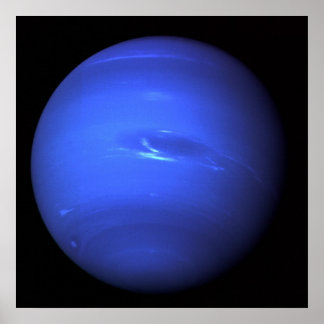 Neptun von Voyager 2 Poster