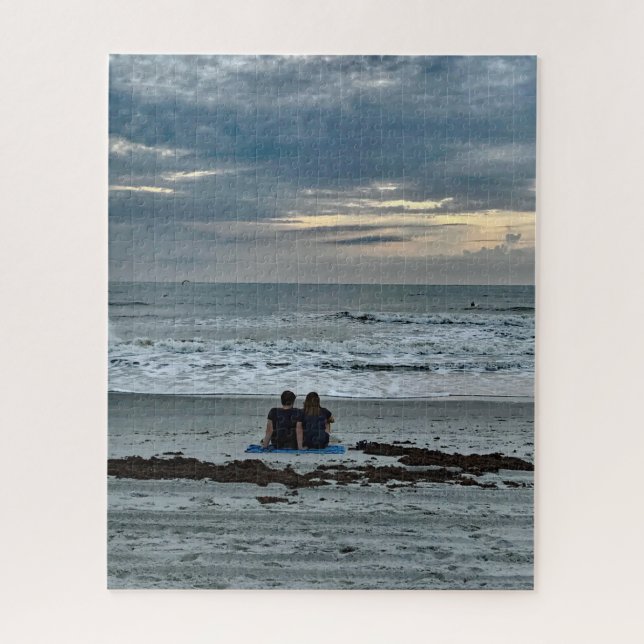 Neptune Beach Sunrise Together Florida Puzzle (Vertikal)