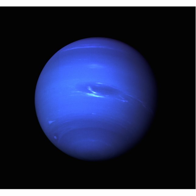 Neptune NASA Planet Freistehende Fotoskulptur (Vorne)